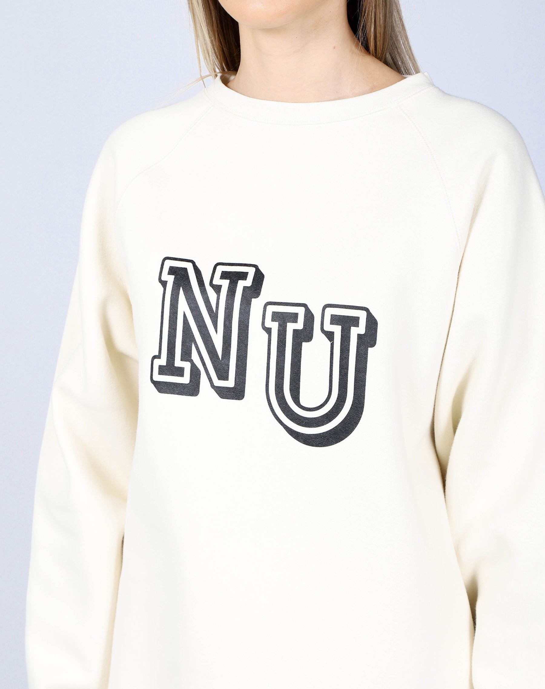 The "NATURAL" Not Your Boyfriend's Crew Neck Sweatshirt | Almond Milk sold by Brunette The Label product image thumbnail 2