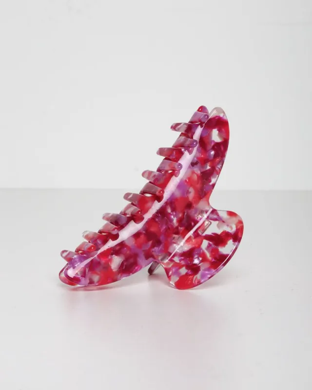 The Claw Clip | Fuchsia sold by Brunette The Label