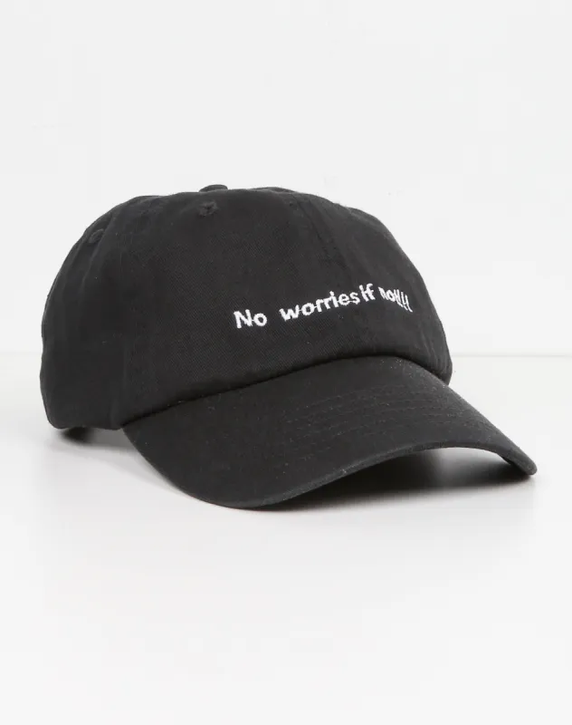 The "NO WORRIES IF NOT!!!" Baseball Cap | Girlboss x Brunette the Label sold by Brunette The Label