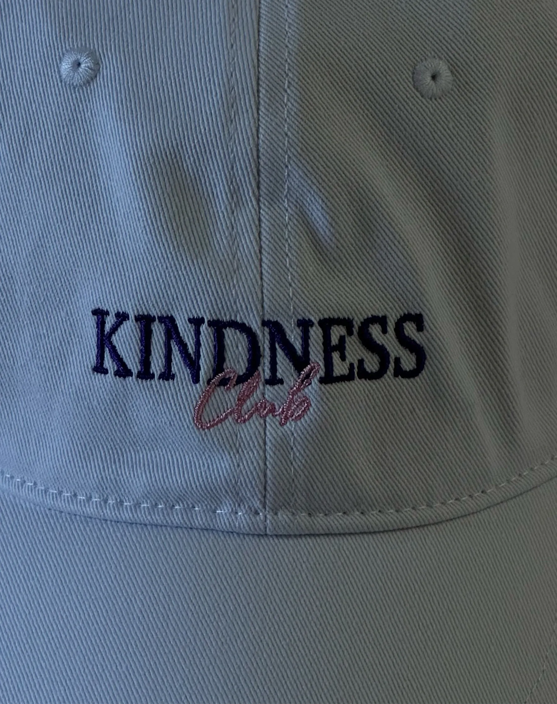 "Kindness Club" Baseball Cap | White sold by Brunette The Label product image thumbnail 2