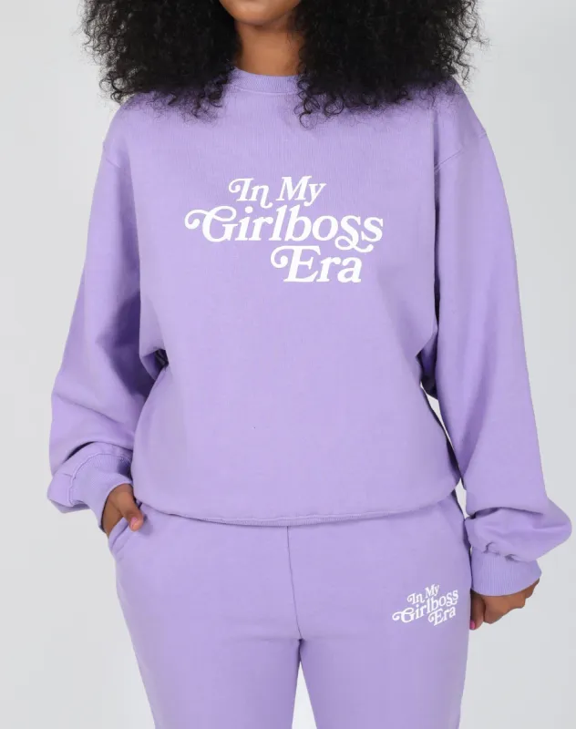 The "GIRLBOSS ERA" Best Friend Crew Neck Sweatshirt | Girlboss x Brunette the Label made by Brunette The Label