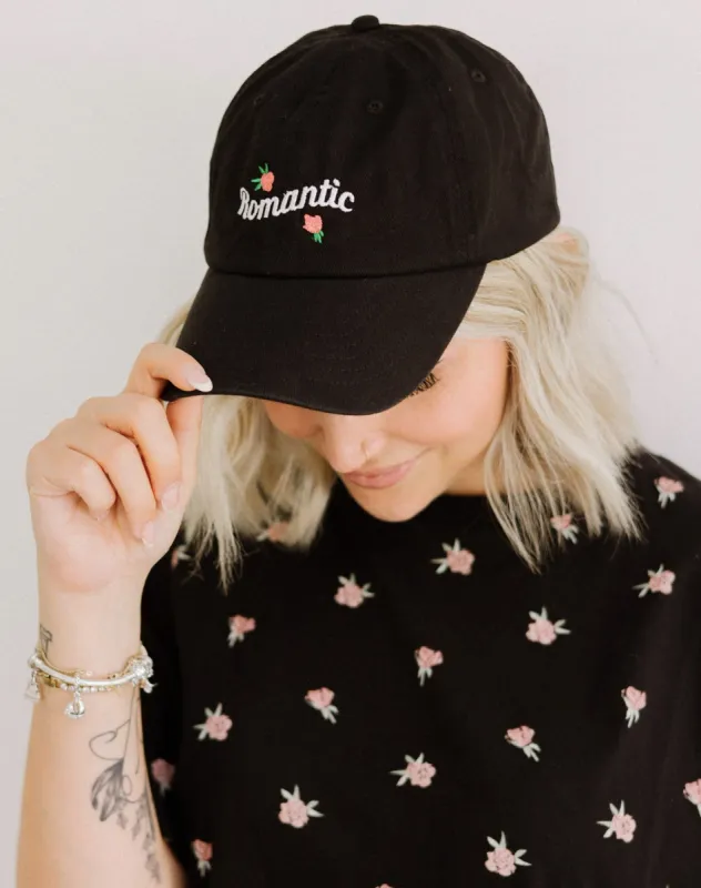 The "ROMANTIC" Baseball Cap | The Birds Papaya x BTL sold by Brunette The Label