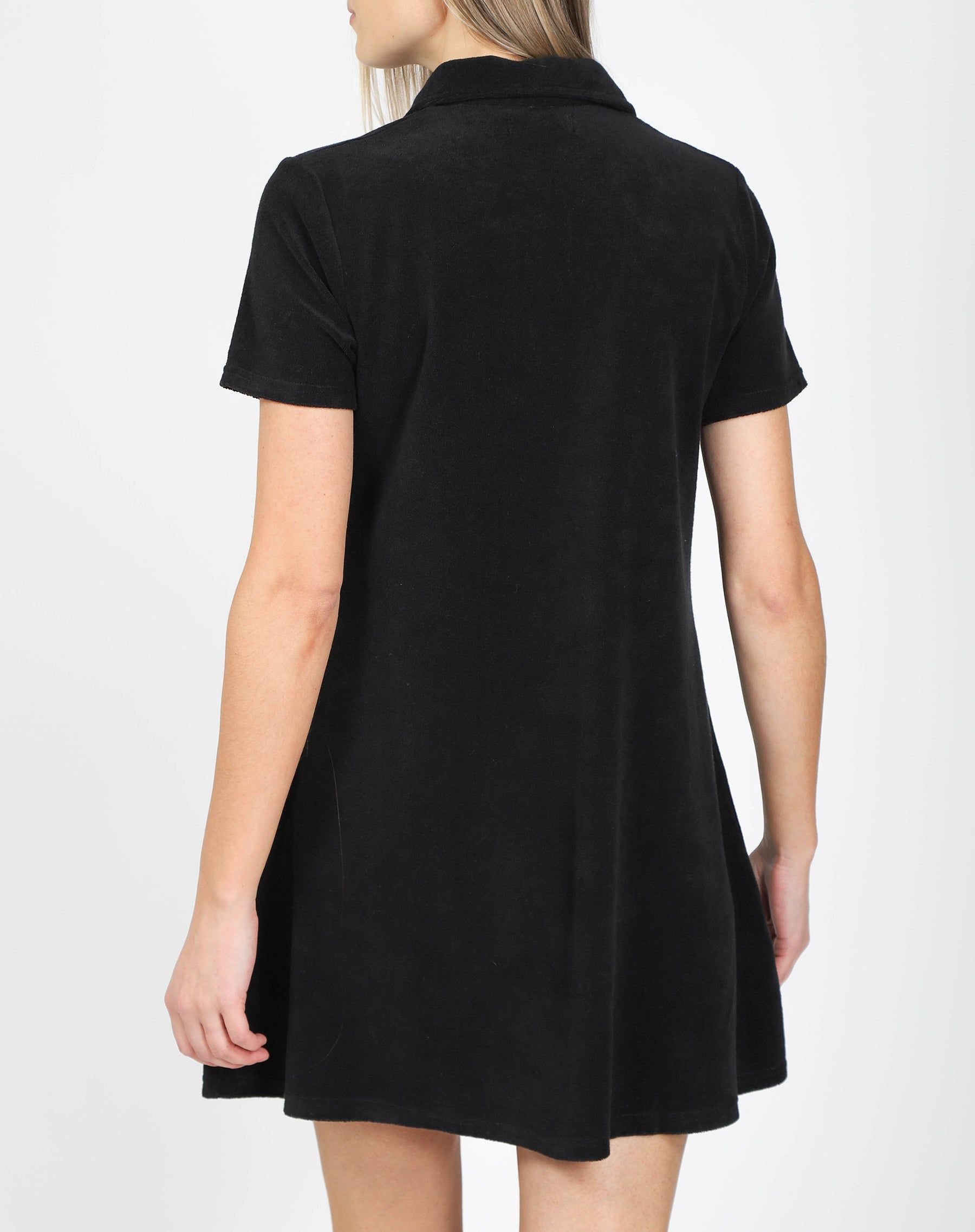 The Terry Cloth Polo Dress | Rosé sold by Brunette The Label product image thumbnail 4