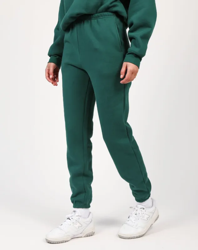 The Best Friend Fleece Jogger | Emerald sold by Brunette The Label