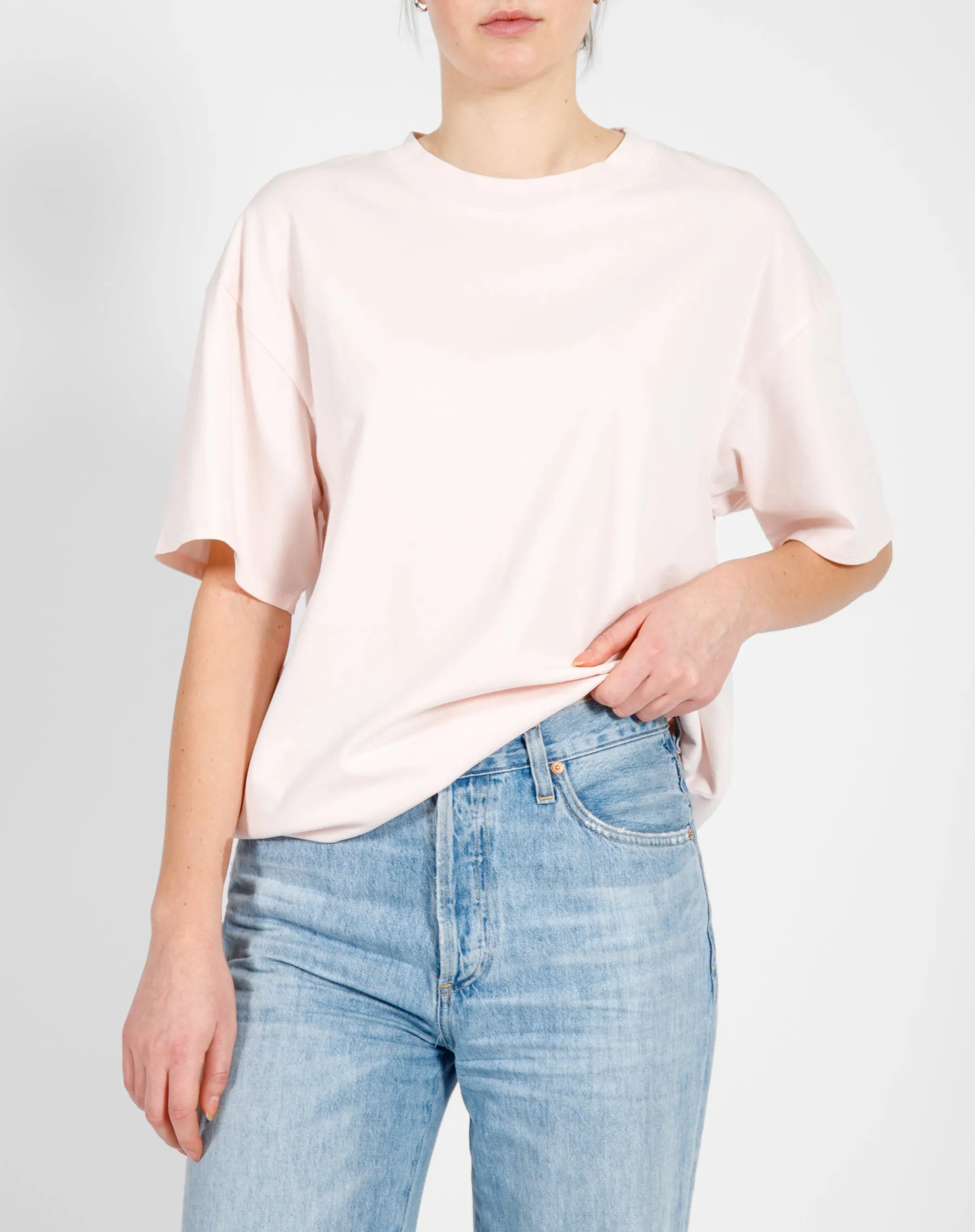 The Oversized Boxy Crew Neck Tee | Bellini sold by Brunette The Label product image thumbnail 2