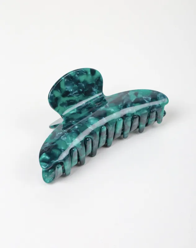 The Claw Clip | Emerald sold by Brunette The Label