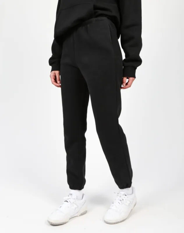 The Best Friend Fleece Jogger | Black sold by Brunette The Label