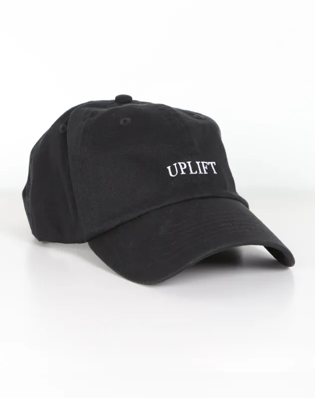 The "UPLIFT" Baseball Cap | Black sold by Brunette The Label