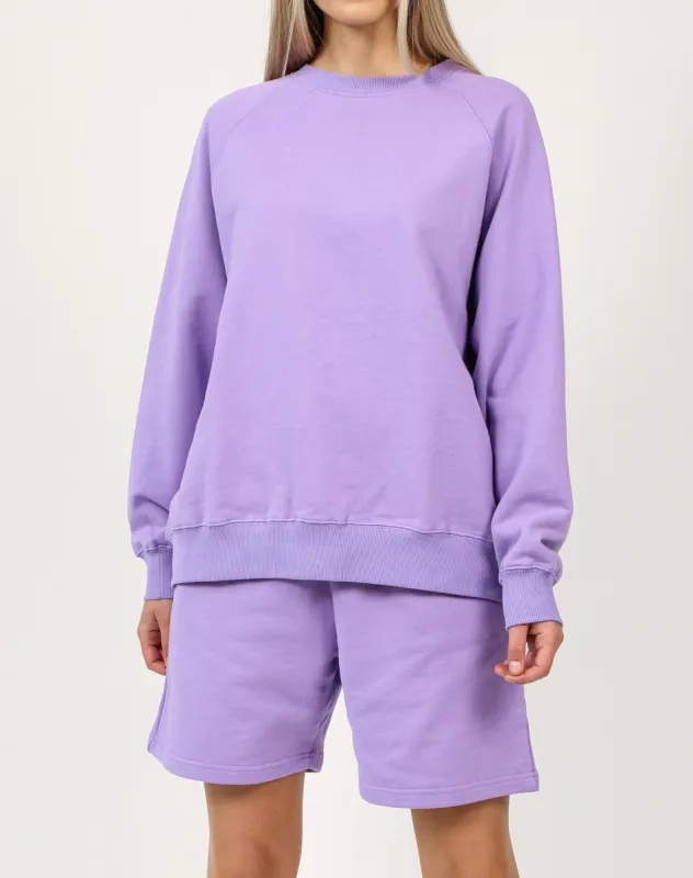 The Not Your Boyfriend's Crew Neck Sweatshirt | Violet sold by Brunette The Label