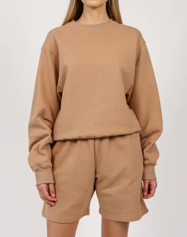The Best Friend Crew Neck Sweatshirt | Caramel Sundae sold by Brunette The Label