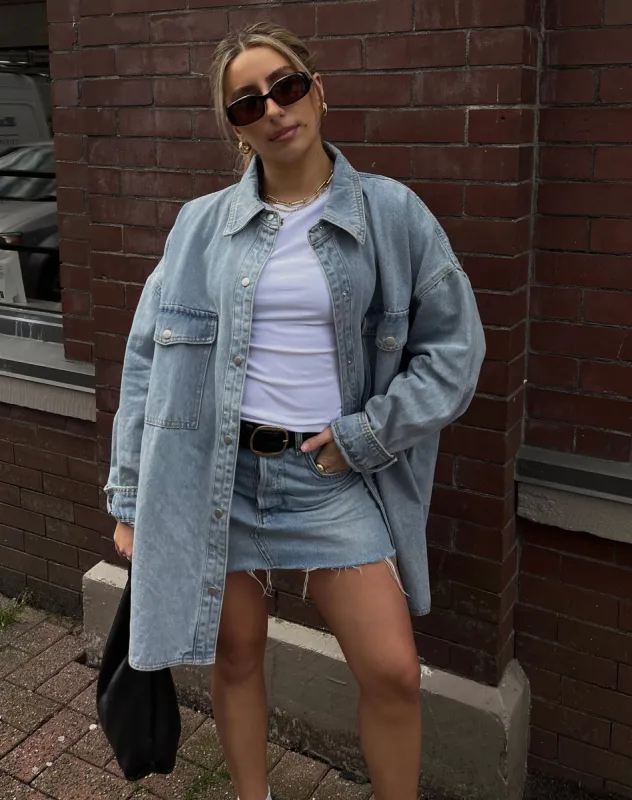 Shania Denim Jacket sold by Brunette The Label
