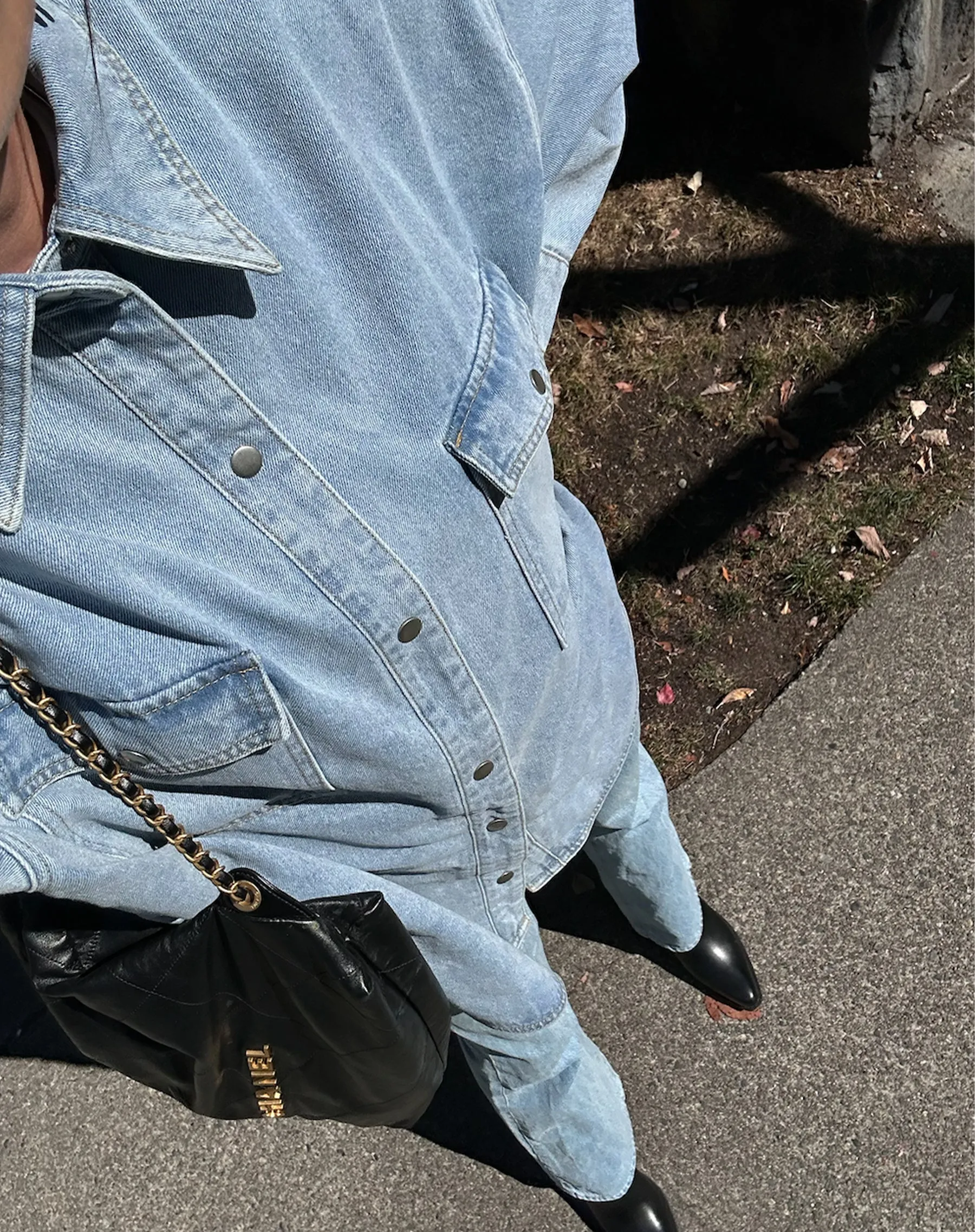 Shania Denim Jacket sold by Brunette The Label product image thumbnail 3