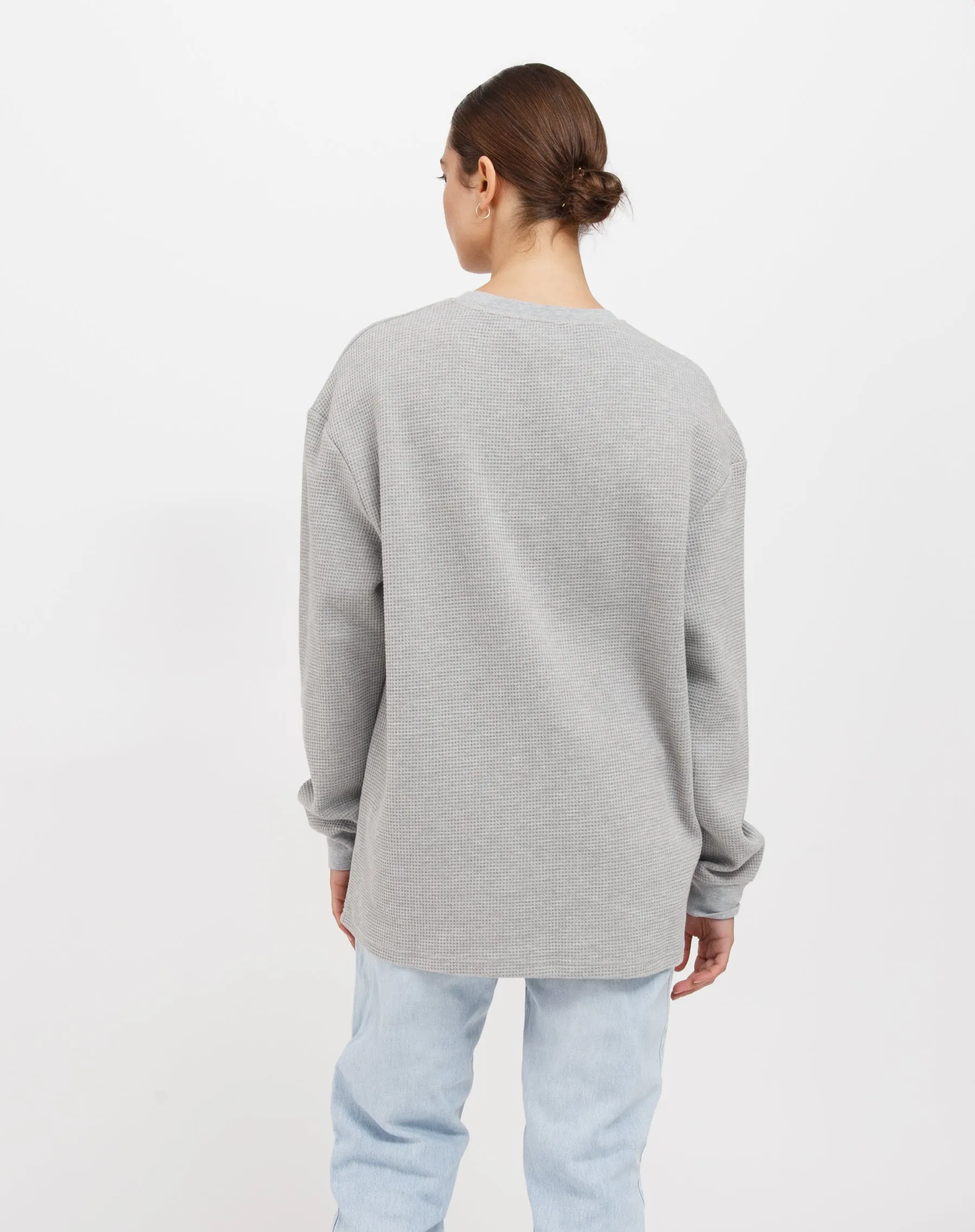 Waffle Boxy Shirt sold by Brunette The Label product image thumbnail 4