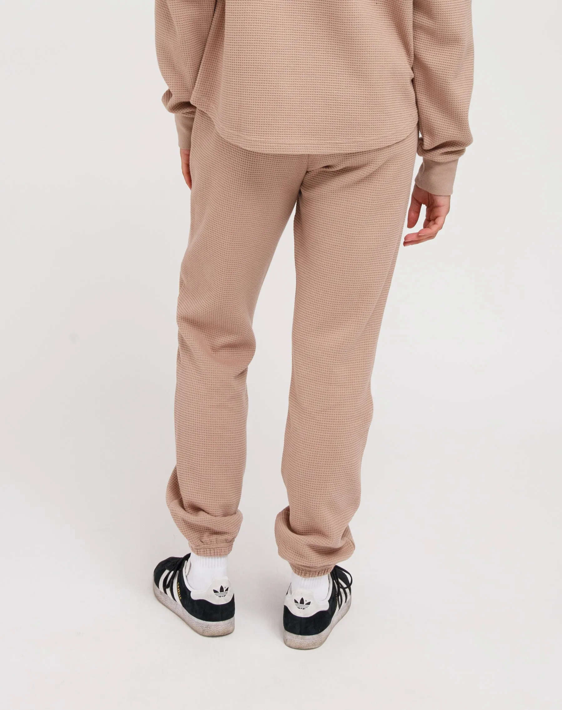 Waffle Best Friend Jogger | Fawn sold by Brunette The Label product image thumbnail 3