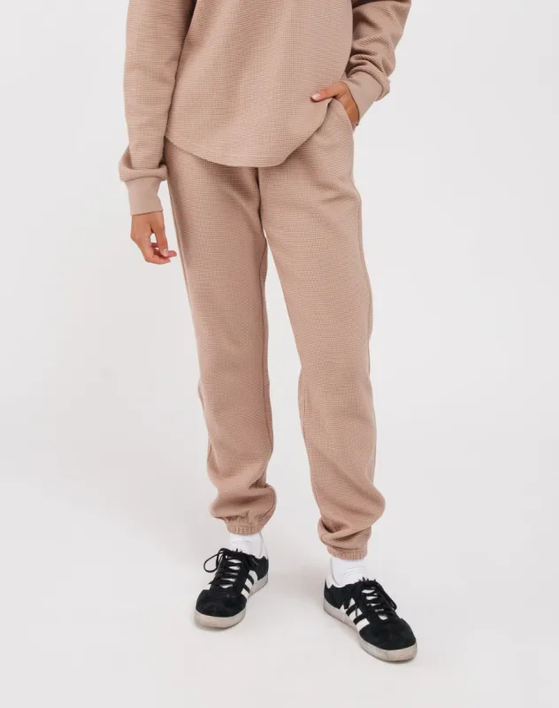 Waffle Best Friend Jogger | Fawn sold by Brunette The Label