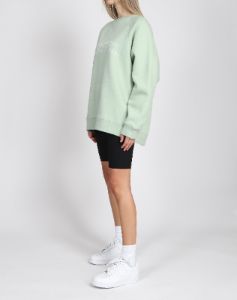 The "MOTHER" Not Your Boyfriend's Crew Neck Sweatshirt | Sage sold by Brunette The Label
