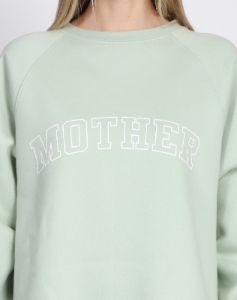 The "MOTHER" Not Your Boyfriend's Crew Neck Sweatshirt | Sage sold by Brunette The Label