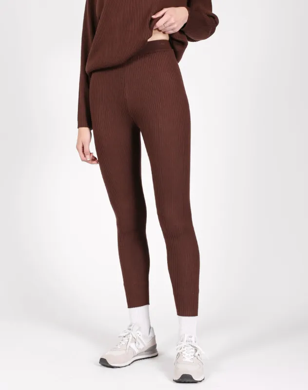 The Ribbed Legging | French Press sold by Brunette The Label