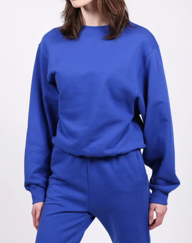 The Best Friend Crew Neck Sweatshirt | Capri Blue sold by Brunette The Label