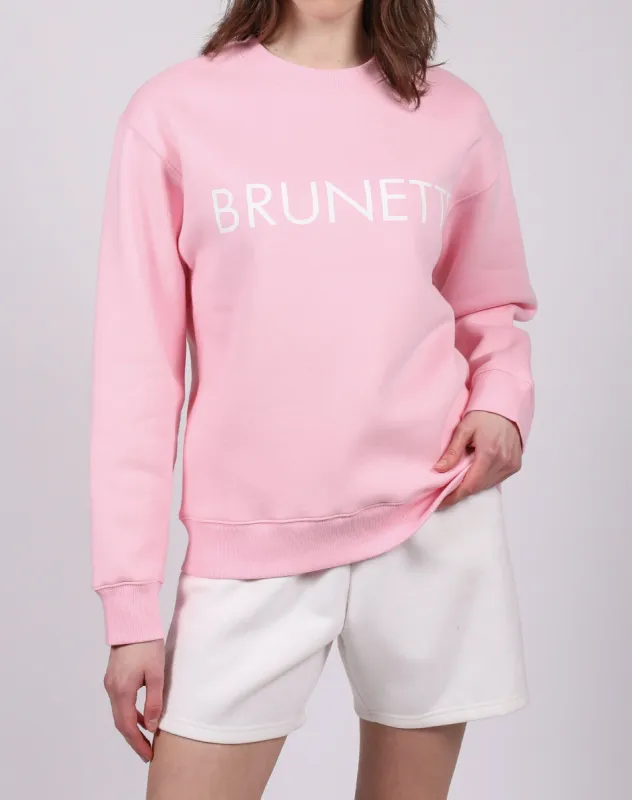 The "BRUNETTE" Classic Crew Neck Sweatshirt | Bon Bon sold by Brunette The Label