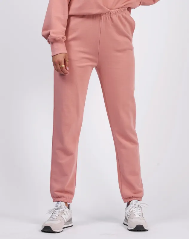 The "BEST FRIEND" Jogger | Rose Blush sold by Brunette The Label