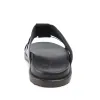 Empoli Leather Slide Sandal - Black sold by Bruno Magli