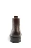 King Casual Cap-Toe Leather Boot - Brown sold by Bruno Magli