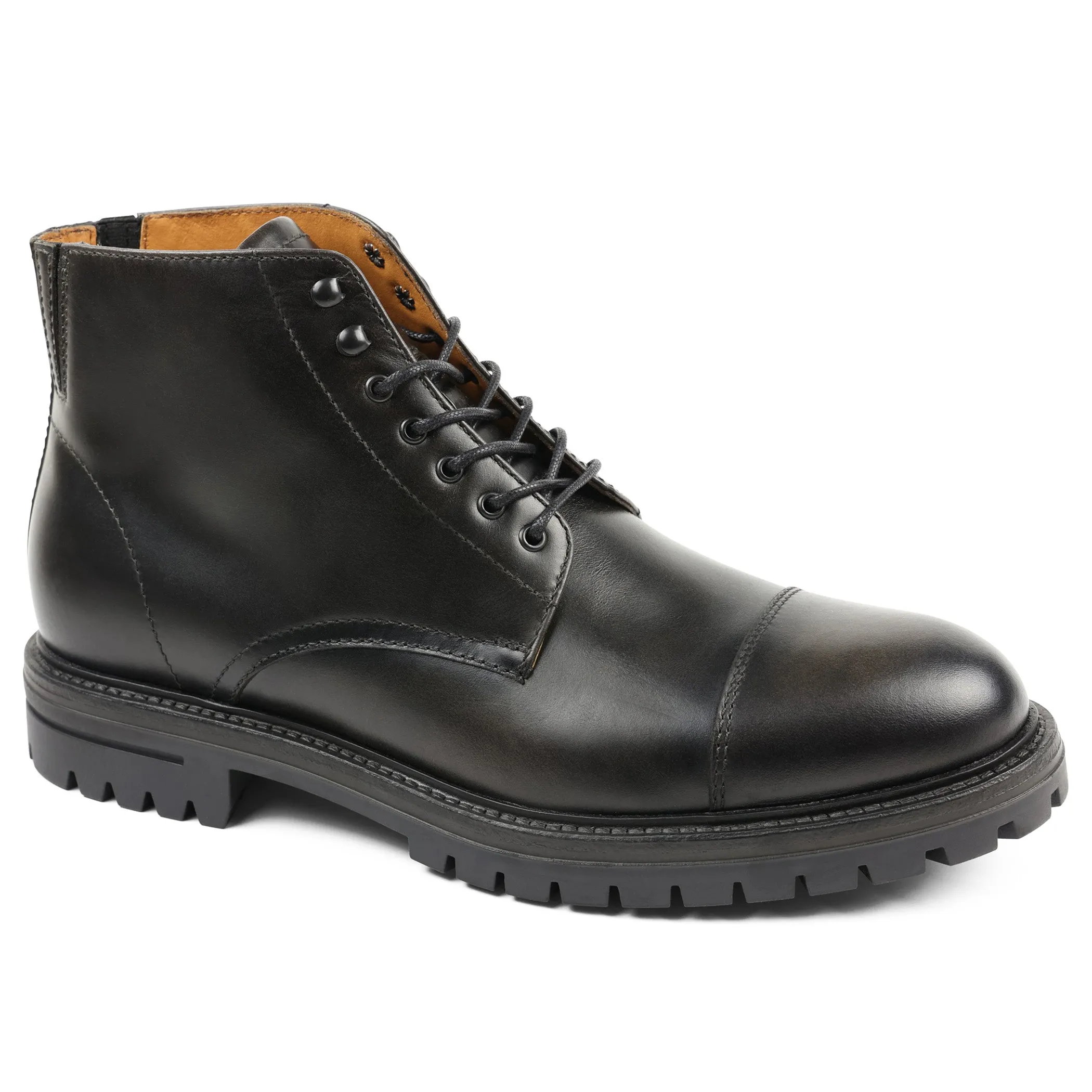 Hollis Cap-Toe Lace-Up Boot - Dark Grey sold by Bruno Magli product image thumbnail 2