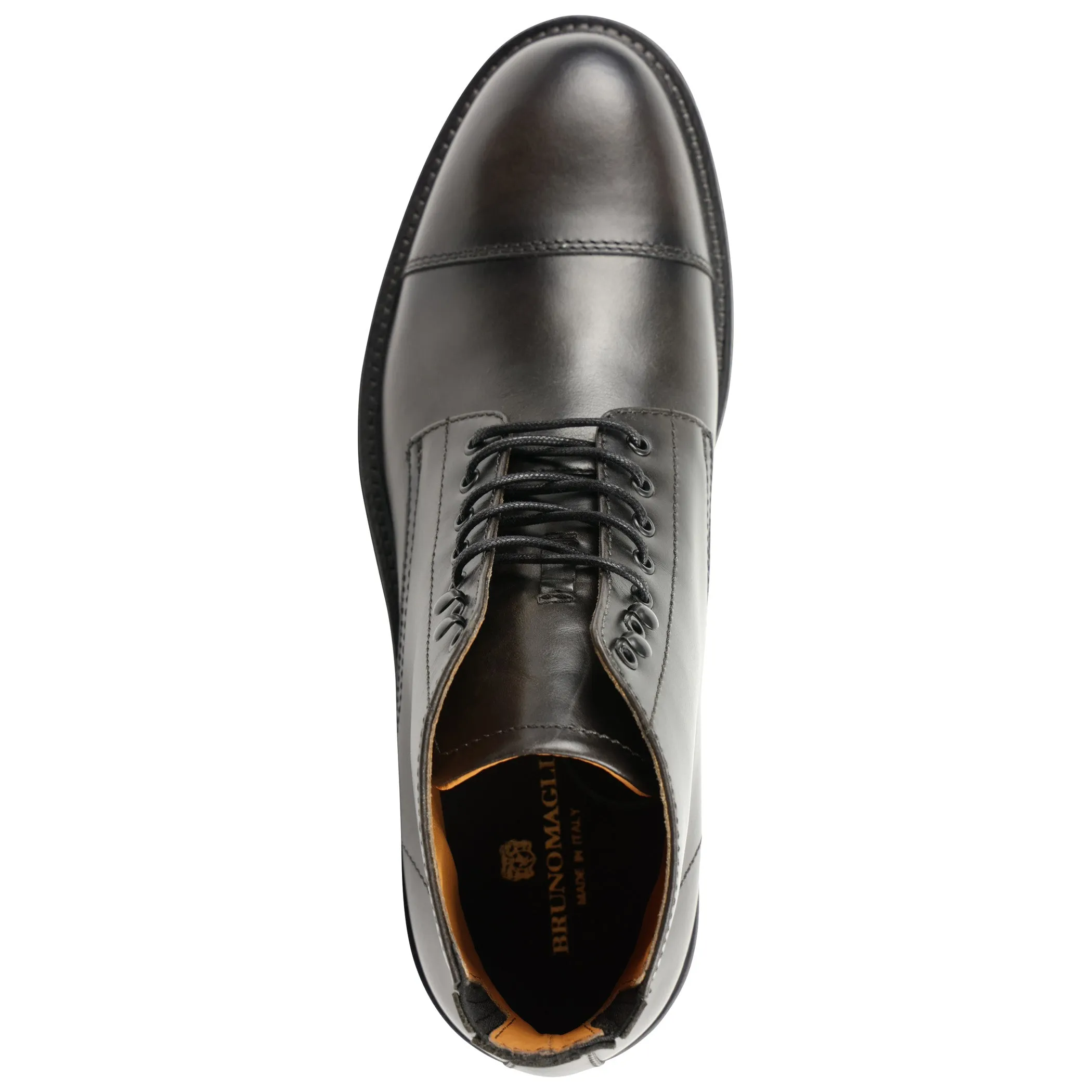 Hollis Cap-Toe Lace-Up Boot - Dark Grey sold by Bruno Magli product image thumbnail 4
