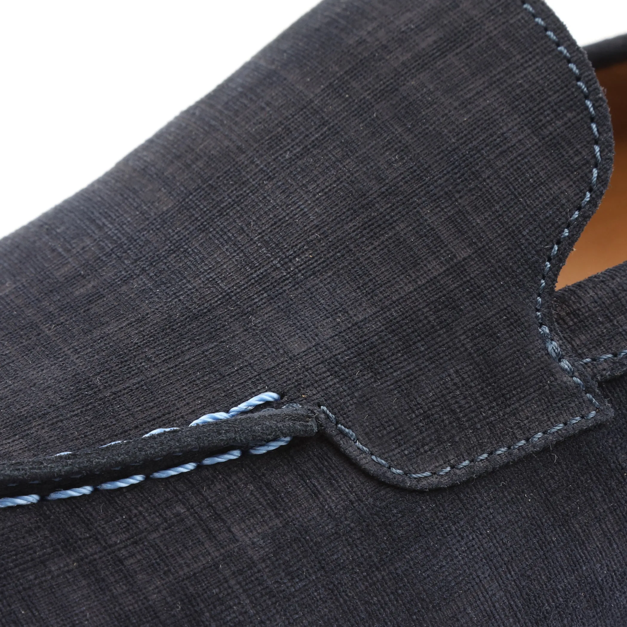 Sino Suede Moc-Toe Loafer - Navy sold by Bruno Magli product image thumbnail 3