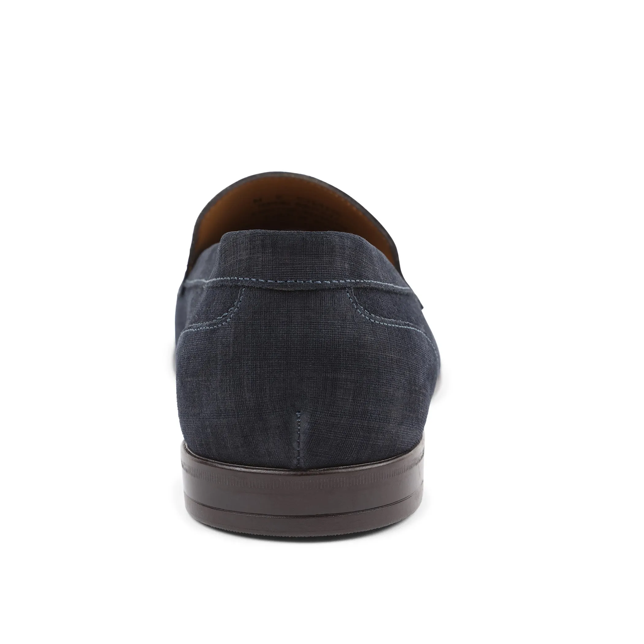 Sino Suede Moc-Toe Loafer - Navy sold by Bruno Magli product image thumbnail 5