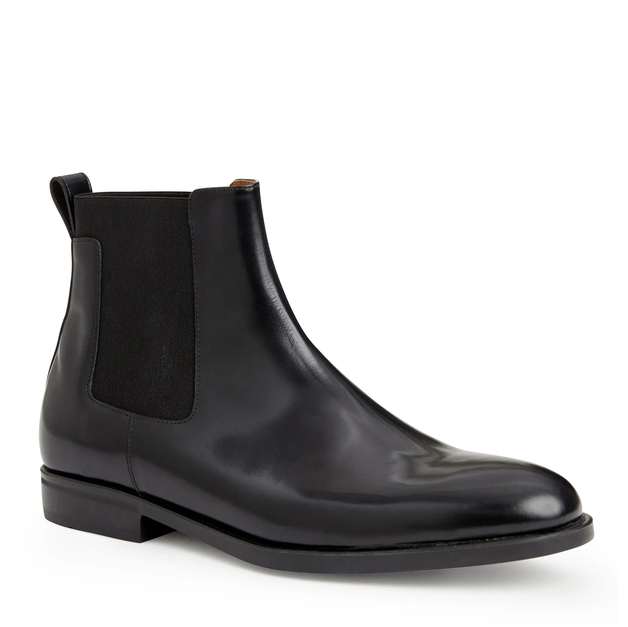Byron Double Gore Slip-on Boot-Black sold by Bruno Magli