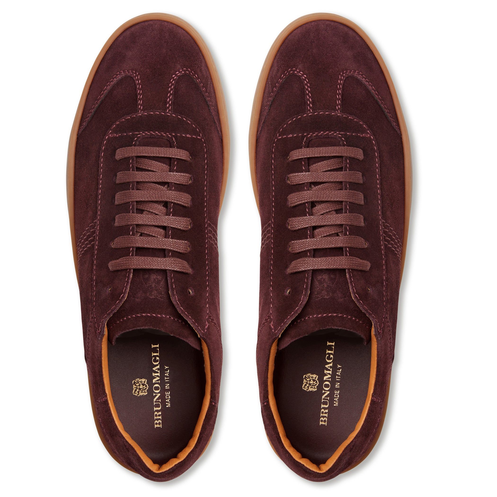 Bono Suede Lace-up Sneaker-Bordeaux sold by Bruno Magli product image thumbnail 5