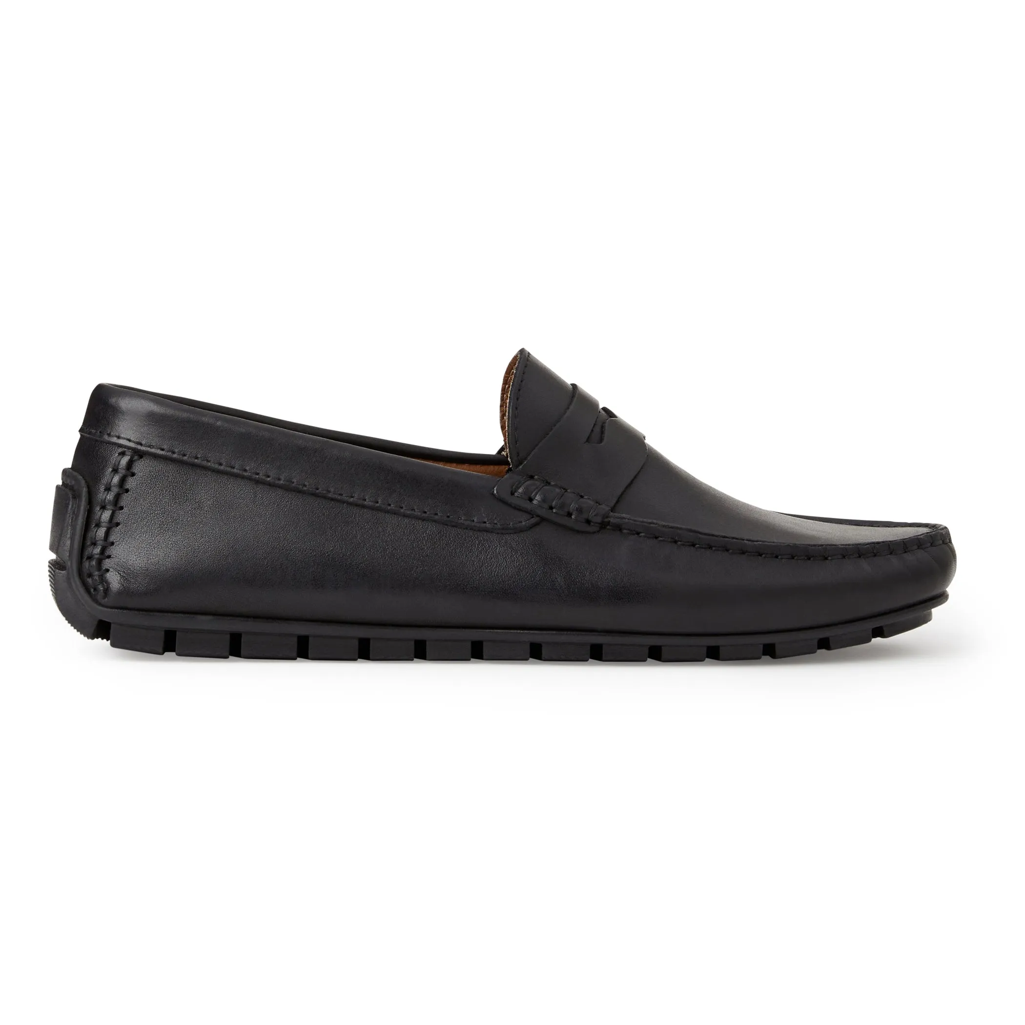 Xane Casual Leather Driving Moccassin-Black sold by Bruno Magli product image thumbnail 2