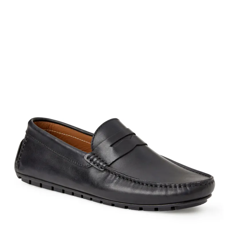 Xane Casual Leather Driving Moccassin-Black sold by Bruno Magli