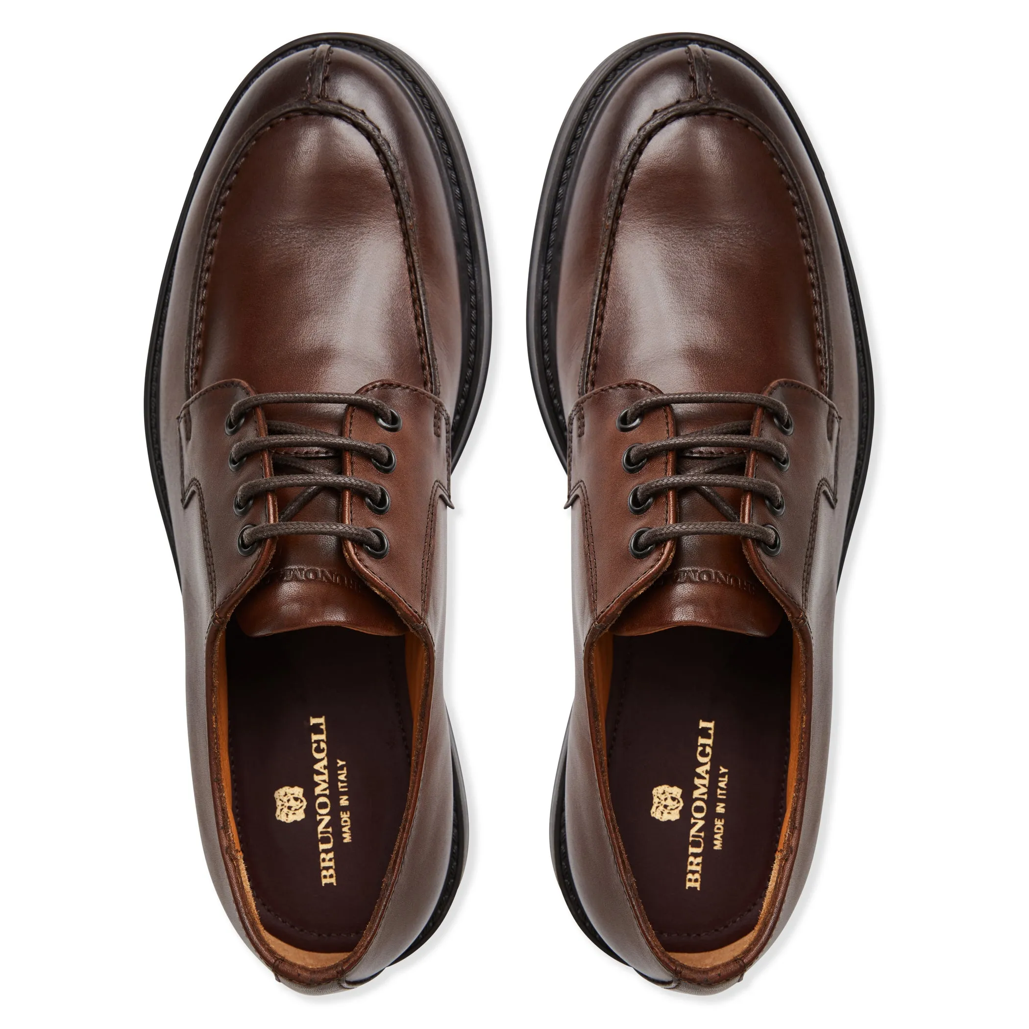 Tyler Split Toe Leather Derby-Cognac sold by Bruno Magli product image thumbnail 5