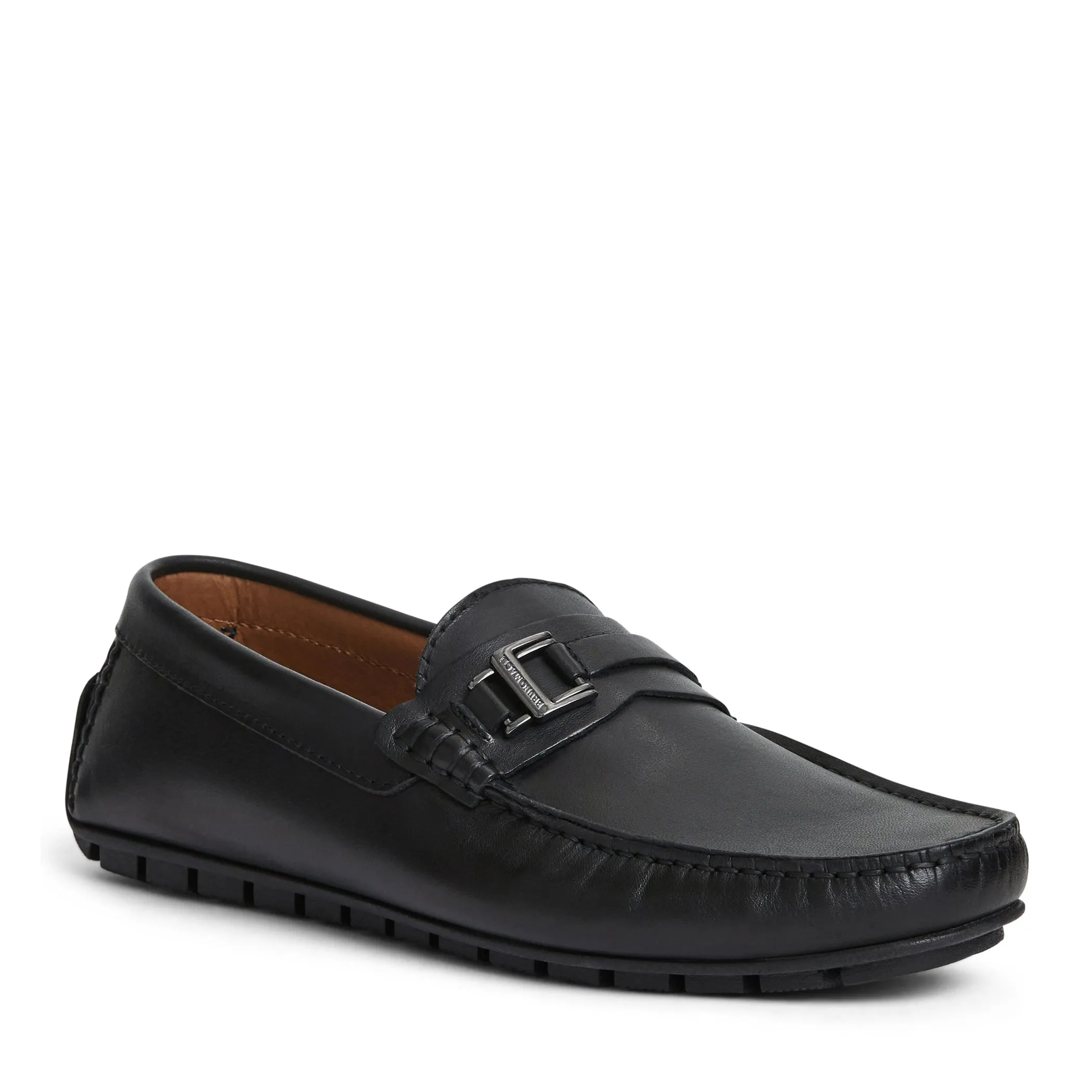 Xanto Casula Moccasin Black Leather sold by Bruno Magli