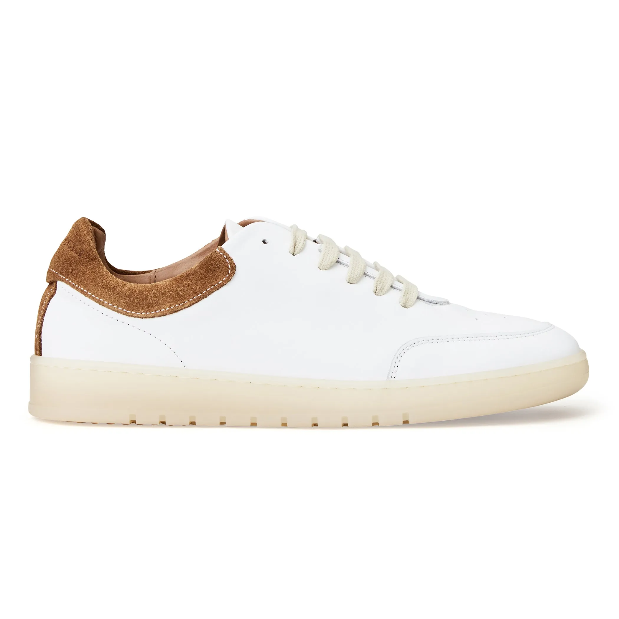 SAVIO LEATHER LACE-UP SNEAKER -WHITE sold by Bruno Magli product image thumbnail 2