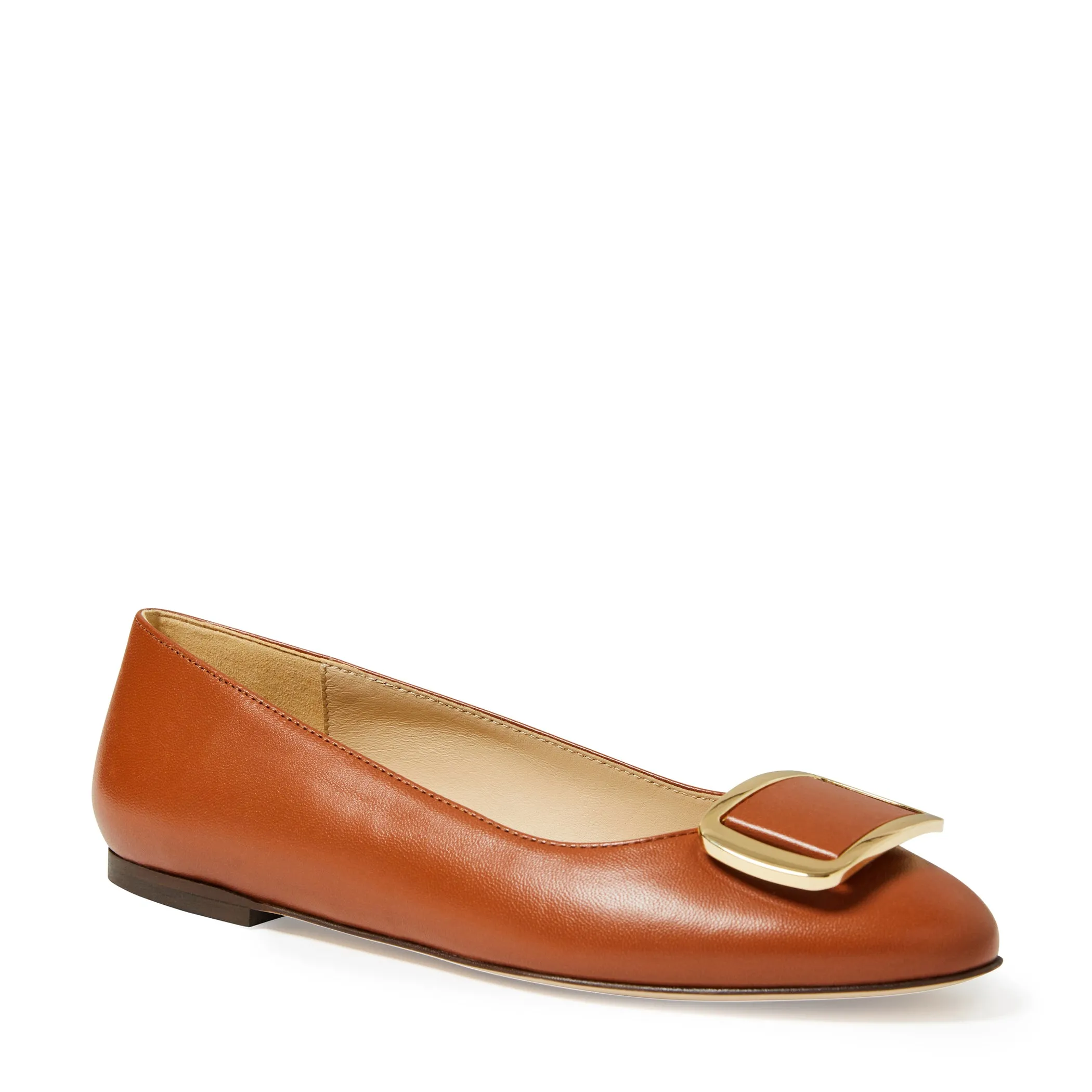 MARCELLA BALLET FLAT COGNAC sold by Bruno Magli