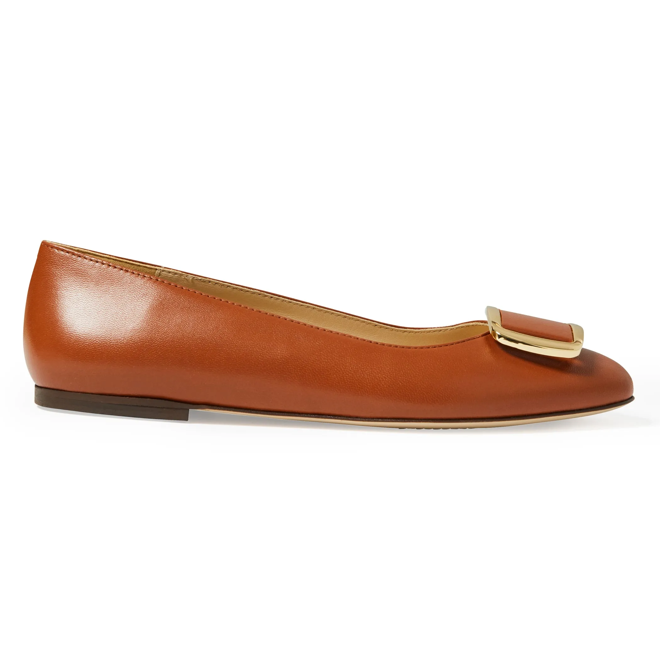 MARCELLA BALLET FLAT COGNAC sold by Bruno Magli product image thumbnail 2