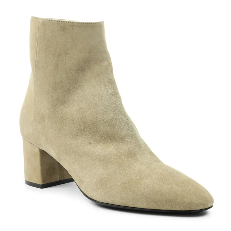 Vinny Suede Ankle Boot - Almond sold by Bruno Magli
