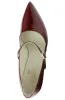 Gemma Mary-Jane Leather Pump - Bordeaux Patent sold by Bruno Magli