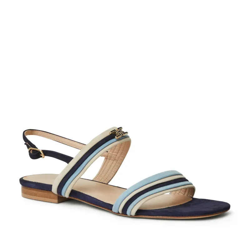 PORTIA Sandal  NAVY/BLUE/SAND SUEDE sold by Bruno Magli