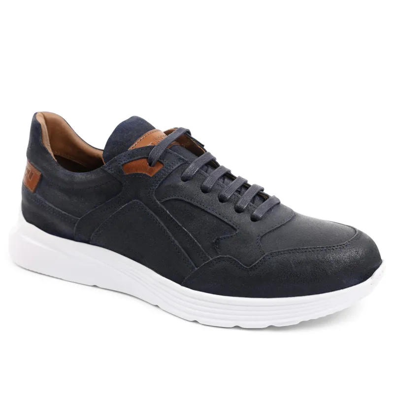 Vista Lace-Up Hybrid Sneaker - Dark Navy sold by Bruno Magli