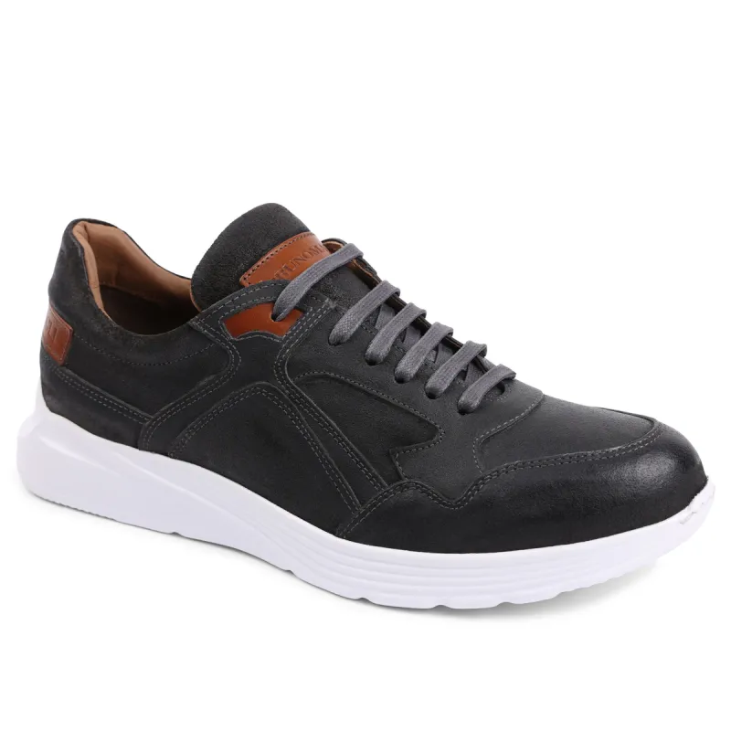 Vista Lace-Up Hybrid Sneaker - Dark Grey sold by Bruno Magli