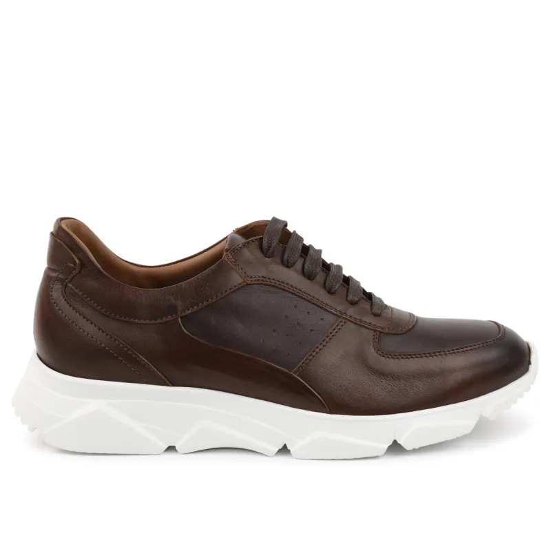 Lazise Lace-Up Sneaker - Cognac sold by Bruno Magli