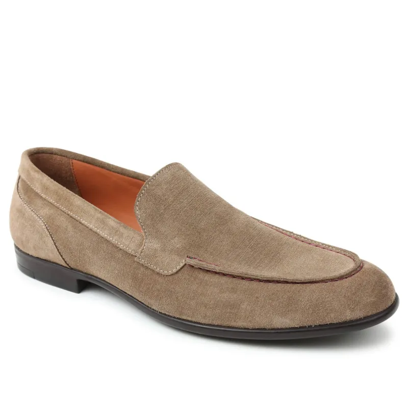 Sino Suede Moc-Toe Loafer - Sand sold by Bruno Magli