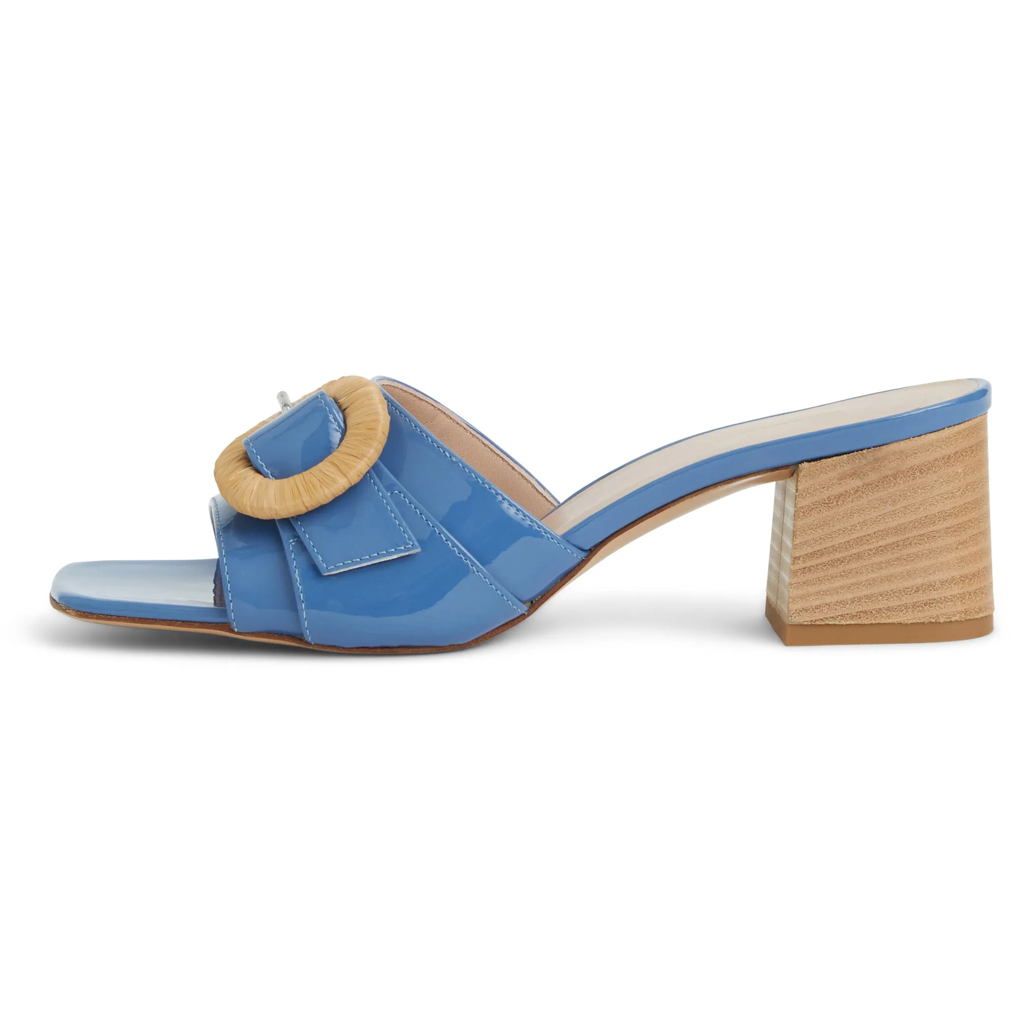 PAGE Single Band Sandal BLUE PATENT sold by Bruno Magli product image thumbnail 3
