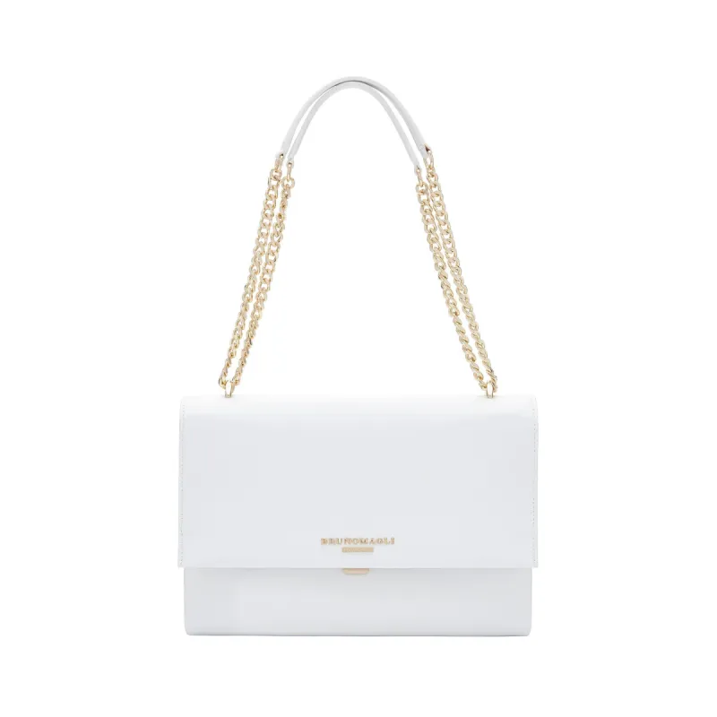 Chain Multi Shoulder Strap Handbag - Talc made by Bruno Magli