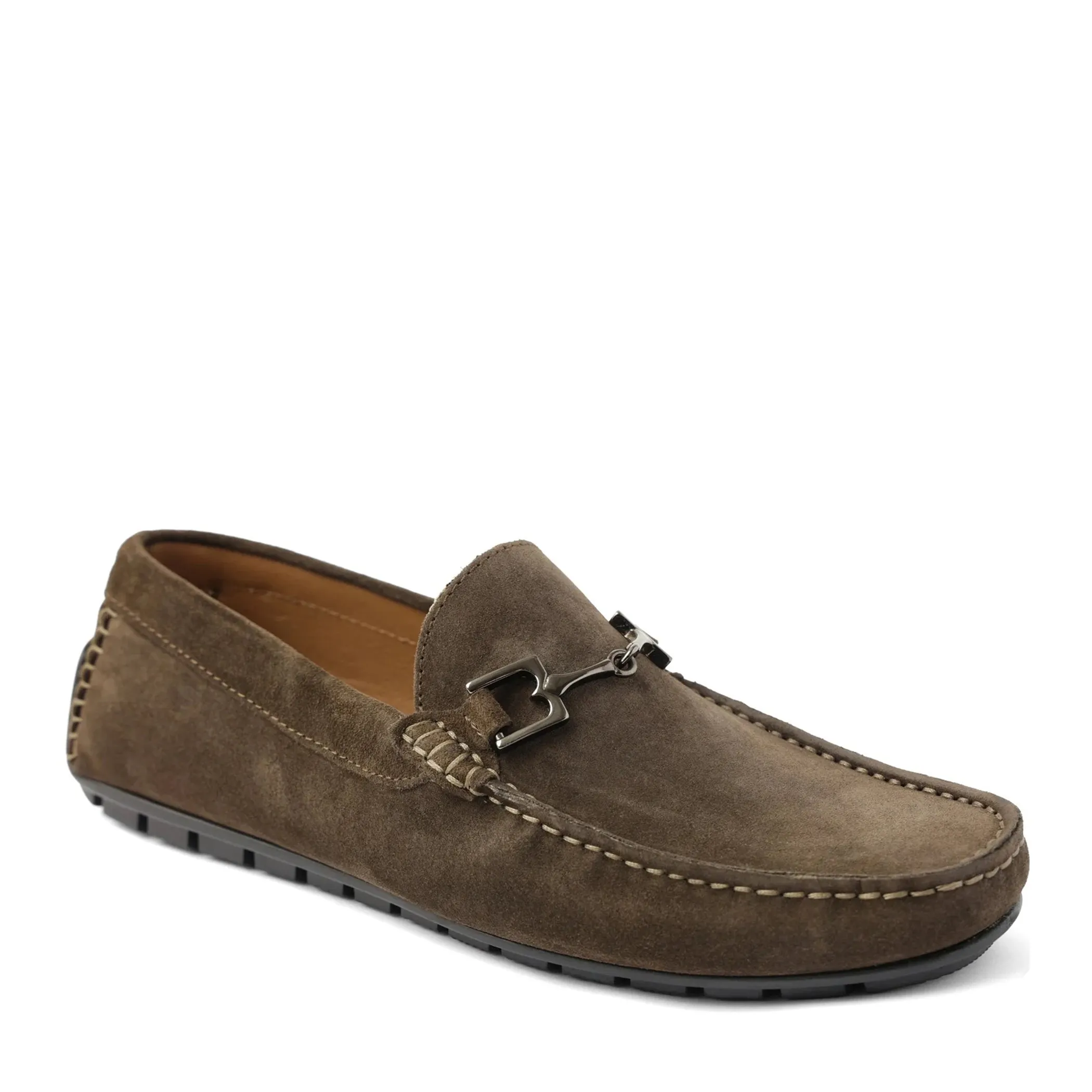 Xander Casual Driving Moccasin - Dark Brown Suede sold by Bruno Magli